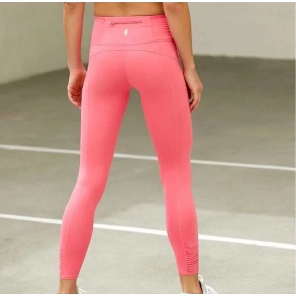 Free People High-Rise 7/8 You're A Peach Leggings - Picture 2 of 8